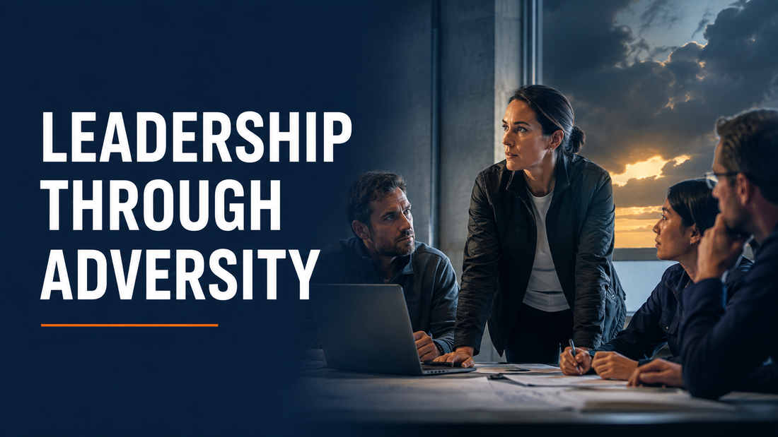 Leadership team moving through adversity with calm direction
