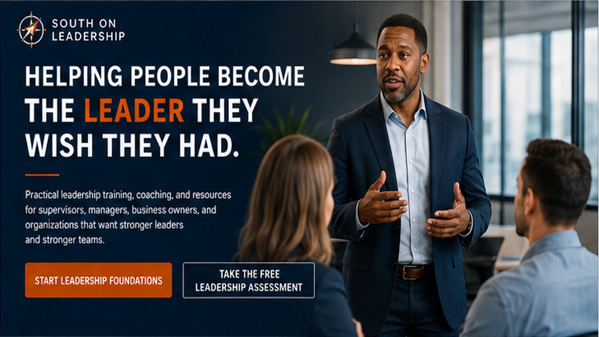 South on Leadership homepage hero banner